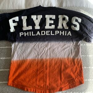 Fanatics Flyers Women’s small Long Sleeve tshirt and Flyers Socks (size 7-9)